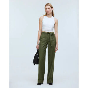 Madewell  Petite Griff Superwide-Leg Cargo Pants in Garment Dye P28